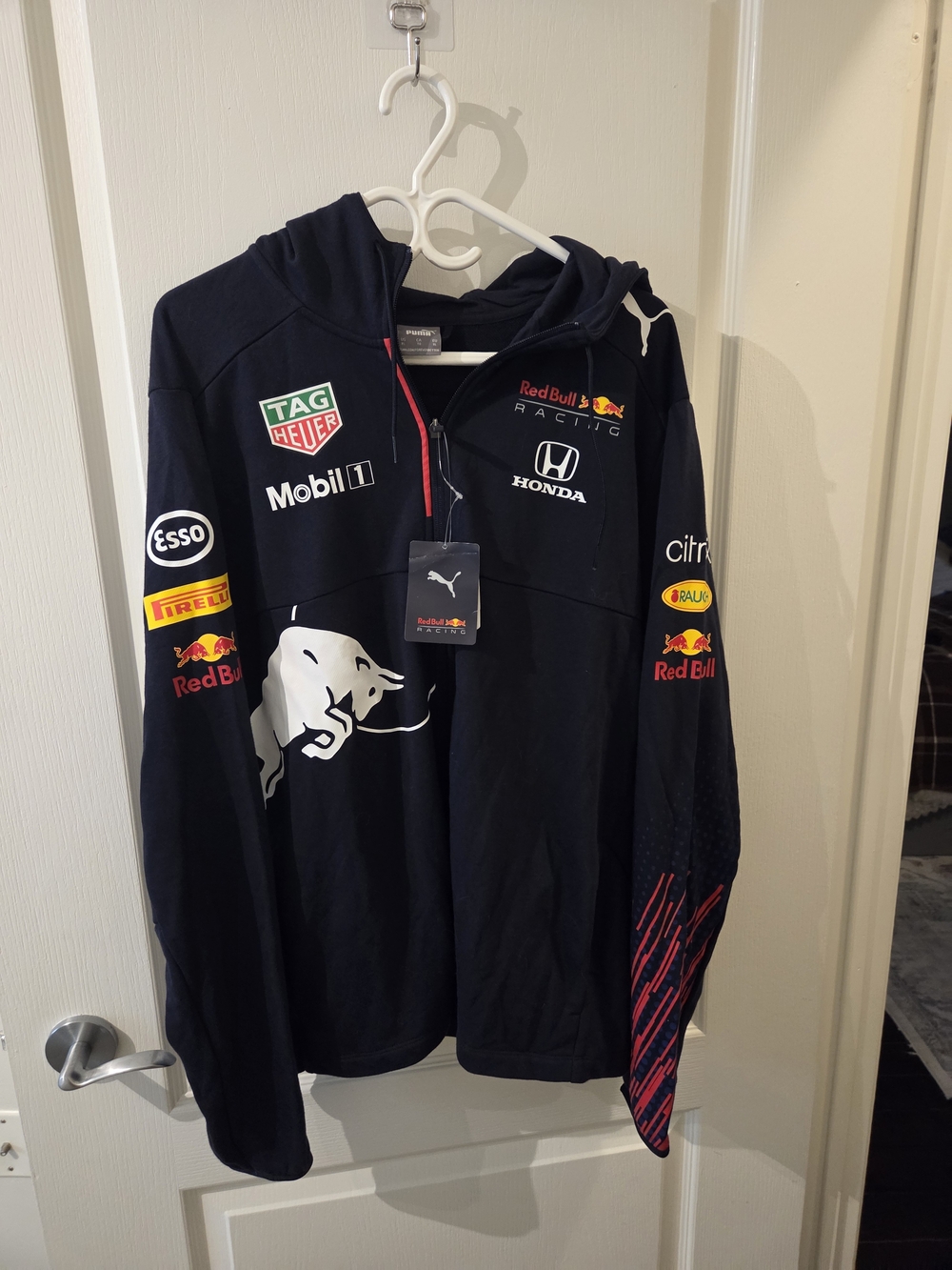 ***Puma x Red Bull Racing*** Navy Hoodie with Logos